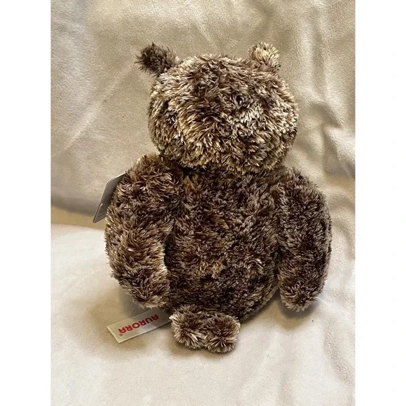 Aurora  Flopsies  Osmond GREAT HORNED OWL  (7") Plush Stuffed Animal With Tags - Picture 3 of 7